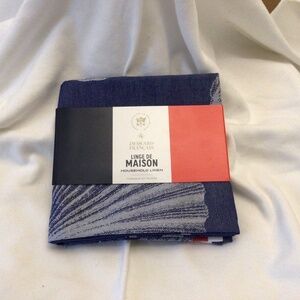 New Jacquard Francais Elysee Blue/Red Tea Towel